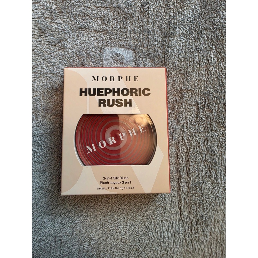 Morphe Huephoric Rush 3-in-1 Silk Blush Hypnotized Red Cream Blush 8g New